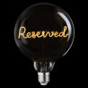 Ampoule Reserved – MITB Portable® – Message lumineux design