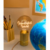 Ampoule Wonderful World – Message In The Bulb – LED ambrée – Finition ambrée – À poser
