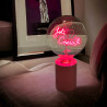 Ampoule Joli cœur – Message In The Bulb – LED rouge – Verre transparent – E27