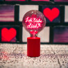 Ampoule Ich liebe dich – Message In The Bulb – LED rouge – Verre transparent – E27