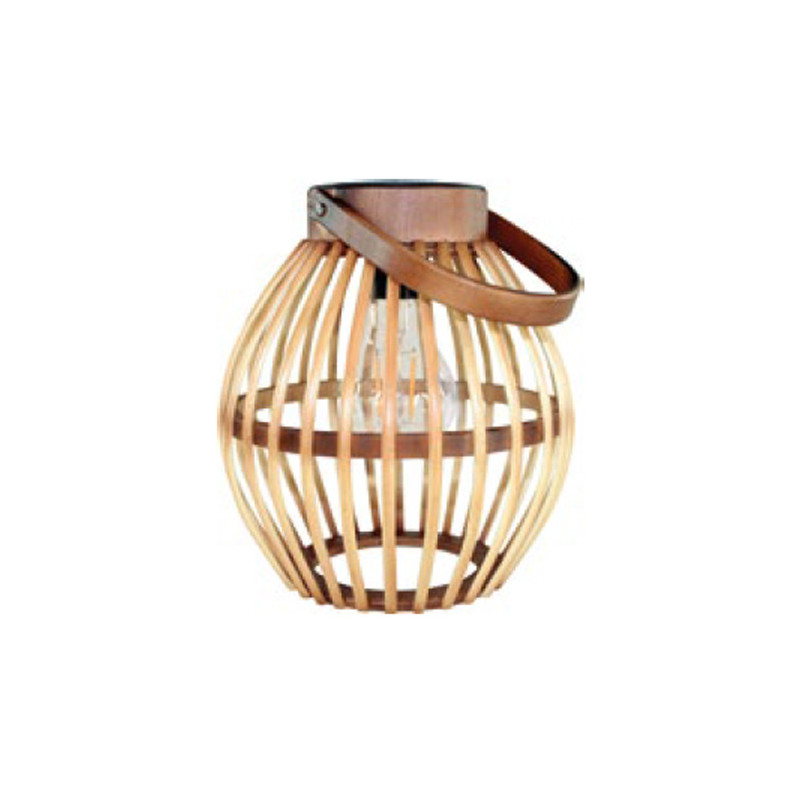 Joya - Lampe décorative solaire en bambou