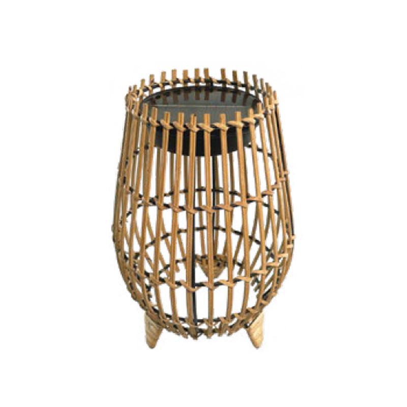 Elvira - Lampe décorative solaire en bambou