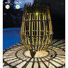 Elvira - Lampe décorative solaire en bambou