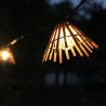 Guirlande solaire en bois Maloya