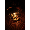 Olivie - Lanterne décorative solaire en bambou