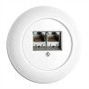 Connecteur HDMI en porcelaine blanc THPG