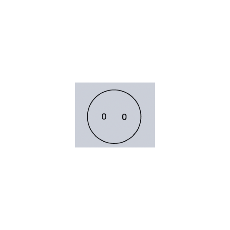 Mécanisme volet roulant et va et vient laiton mat, pour gamme Iris Horizon de Modelec