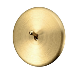 Façade obturateur finition Laiton Satiné, gamme Iris Horizon de Modelec
