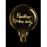 Ampoule Positive Vibes Only – Message In The Bulb – lumière ambrée à poser