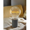 Ampoule L’amour Fou – Message In The Bulb – lumière ambrée décorative à poser