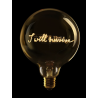 Ampoule I Will Survive – Message In The Bulb – lumière ambrée à poser