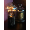 Ampoule L’espoir fait vivre – Message In The Bulb – Ambrée