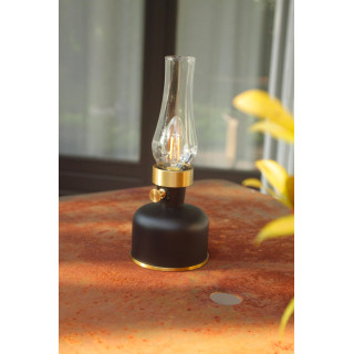 Lanterne Mistral - rechargeable USB finition noir