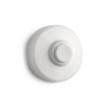 Sonnette en thermodurcissable blanc avec poussoir blanc THPG
