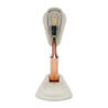 JUMO - Lampe de table articulée en duroplast blanc THPG