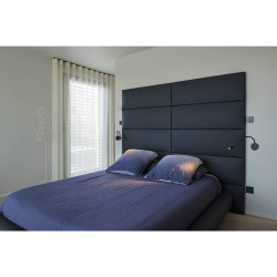 DIO FLEX PLATE – Liseuse LED murale noire avec interrupteur