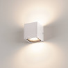 SITRA CUBE – Applique extérieure UP/DOWN blanc IP44 cube 2xGX53
