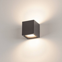 SITRA CUBE – Applique extérieure UP/DOWN cube anthracite IP44