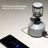 MISTRAL – Lanterne rechargeable Lovork gris, design nomade jusqu’à 100h