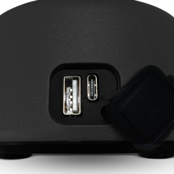 ZEPHYR – Lanterne rechargeable Lovork noire, 100h d’autonomie, design nomade