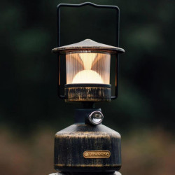 ZEPHYR – Lanterne rechargeable Lovork bronze, élégante et autonome jusqu’à 100h