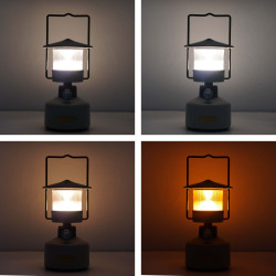 ZEPHYR – Lanterne rechargeable Lovork gris, lumière nomade design 100h