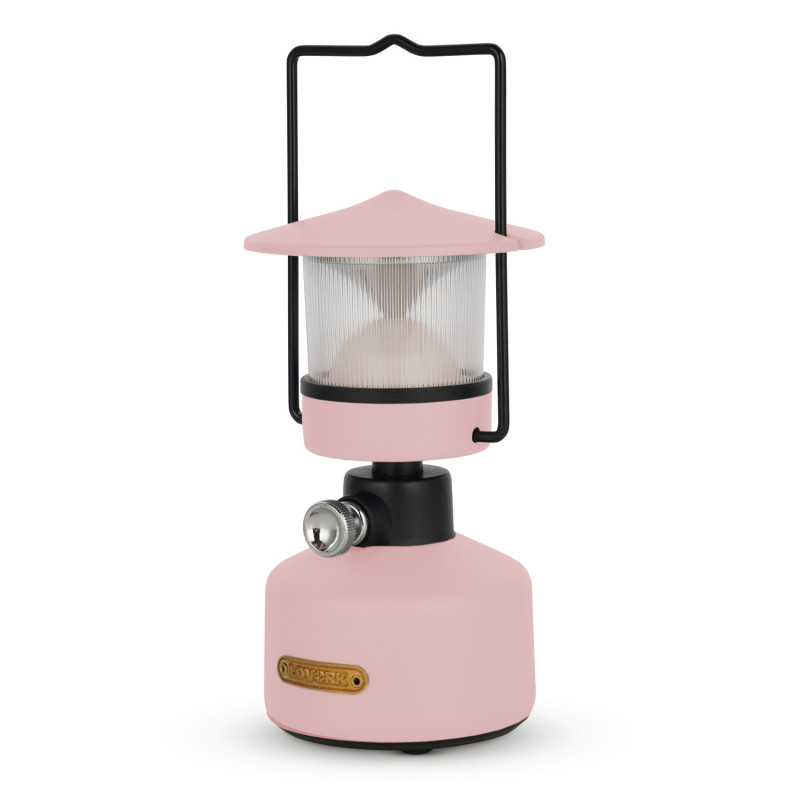 ZEPHYR – Lanterne rechargeable Lovork rose, douce et autonome jusqu’à 100h