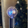 Ampoule Shooting Star – Message In The Bulb – lumière bleue et ambrée, finition transparente