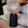 Ampoule Love rouge – MITB Portable® – Message lumineux à poser