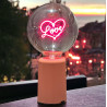 Ampoule Love rouge – MITB Portable® – Message lumineux à poser