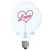 Ampoule Love rouge – MITB Portable® – Message lumineux à poser