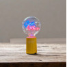 Ampoule Good Vibes – MITB Portable® – Message lumineux bleu et rouge