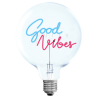Ampoule Good Vibes – MITB Portable® – Message lumineux bleu et rouge