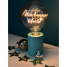 Pop – Socle lampe de table bleu turquoise | MITB | Culot E27 avec interrupteur