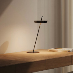 Mahina lampe de table noire – Rechargeable USB-C – Sigor – 35,5 cm – LED dimmable