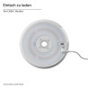 Mahina – Lampe de table rechargeable blanche 35,5 cm | Sigor