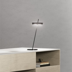 Mahina – Lampe de table rechargeable chromée 35,5 cm | Sigor Design