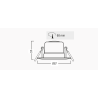 Spot - downlight Luma à température de couleur variable - 5.5W - IP44