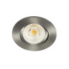 Collerette ronde alu brossé orientable Led'Up pour spot Led'Up