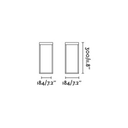 KASP – Balise portable solaire noire H 30 cm USB-C 2700K/3000K
