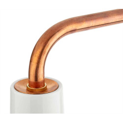 Lampe porcelaine translucide cuivre – THPG