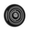 Bouton-poussoir sonnette THPG en porcelaine noire – Bascule rétro