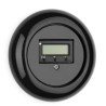 Thermostat d’ambiance THPG porcelaine noire – Design rétro Ø 7 cm