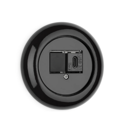 Port USB-C 3.1 THPG porcelaine noire – Transfert données 10 Gbit/s