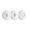 Interrupteur rotatif bipolaire THPG porcelaine blanche Ø70 mm