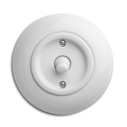 Permutateur à levier THPG porcelaine blanche Ø70 mm