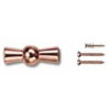 Manette rotative cuivre brillant GARBY Fontini (lot de 5)– Accessoire interrupteur vintage