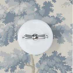 Manette rotative Chrome GARBY Fontini – Accessoire interrupteur design