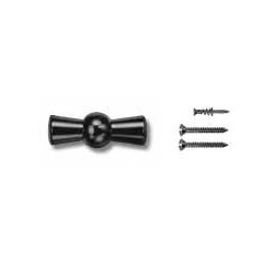 Manette rotative nickel noir GARBY Fontini (Lot de 5) – Accessoire interrupteur design rétro