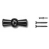 Manette rotative nickel noir GARBY Fontini (Lot de 5) – Accessoire interrupteur design rétro